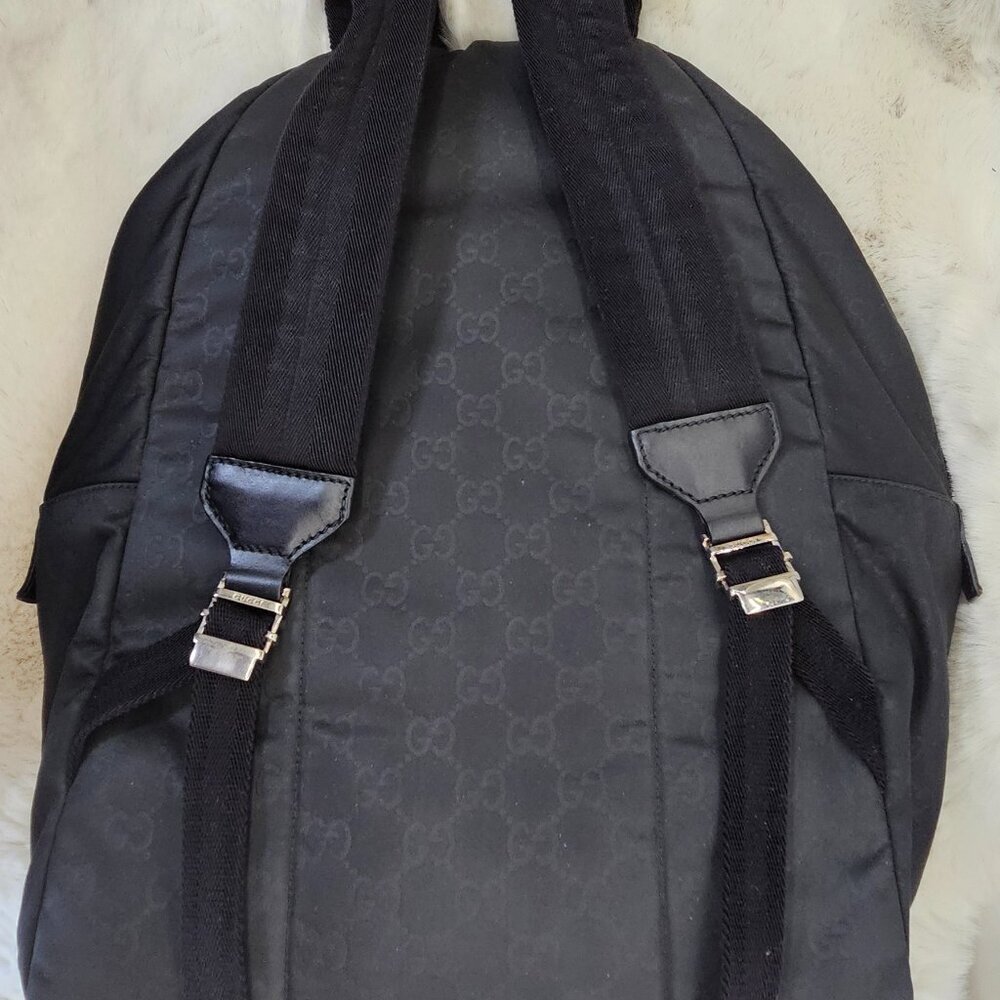Gucci  Black Nylon backpack/rucksack - Picture 4 of 17